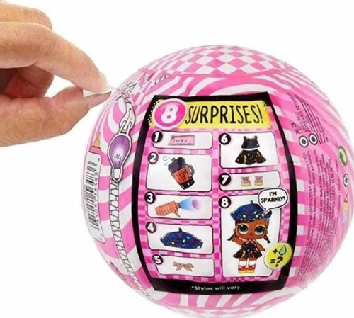 Imagen 6 de 6 de Muñeca L.o.l. Surprise Lights Glitter Brilla Con Lampara