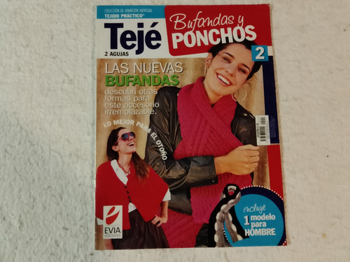 Revista Teje A 2 Agujas: Ponchos Y Bufandas