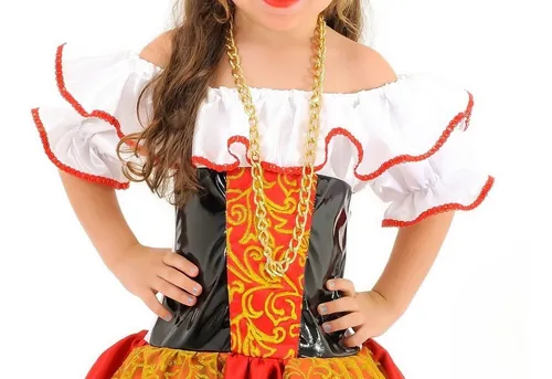 Roupa de cheap cigana infantil