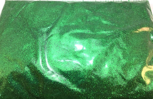 Glitter Em Pó 500 Gramas Prata Escolar Cor Verde-escuro