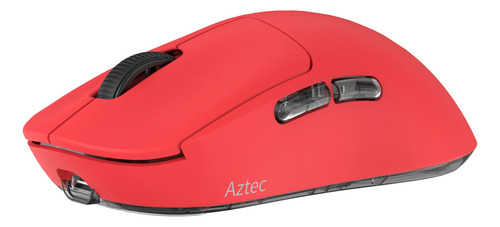 Ratón inalámbrico para jugadores Kysona Aztec Paw3395, 55 g, 26000 dpi, color rojo