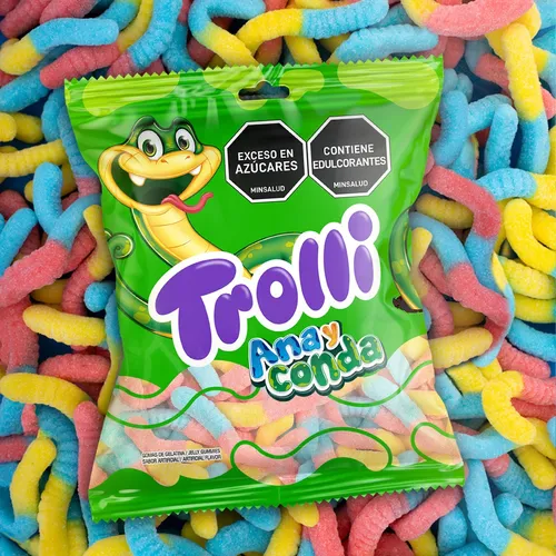 Gomitas Dulces Trolli Tortuga Ninjasplash 60grs Pack X6 Ud