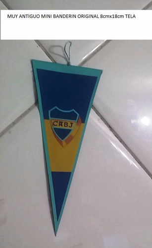 Banderin Boca Juniors Minibanderin  8x18cm Tela Original