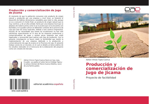 Libro: Producción Y Comercialización Jugo Jicama: Proye