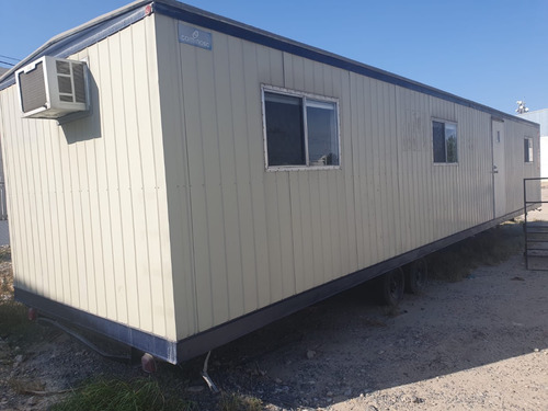Caseta Camper Remolque Traila Oficina Móvil 2 Privados Y Wc