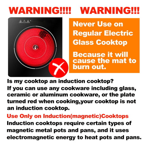 Tapete De Silicone Termocrômico Para Cooktops De Indução