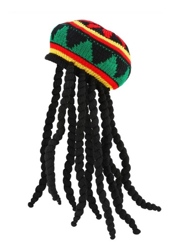 Peluca Rasta Con Gorro Cotillón Activarte