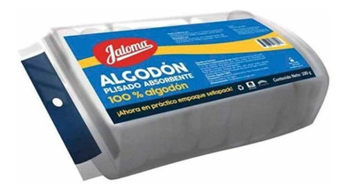 Algodón Absorbente Plisado Jaloma - Bolsa De 100gr