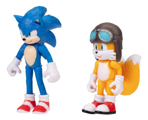 Vehículo Sonic 2 Movie Con Figura 6.5 Cm