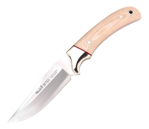 Cuchillo Muela Setter-11b De 11 Cm. Micarta Blanca