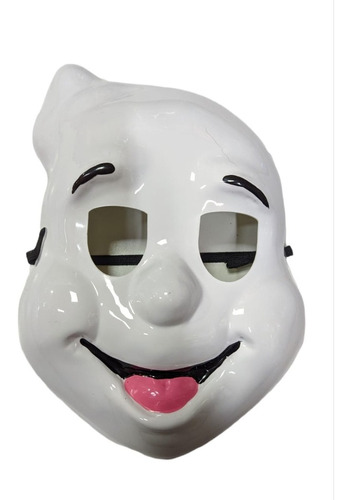 Mascara Careta Fantasma Plastico Rigido Duro Cotillon