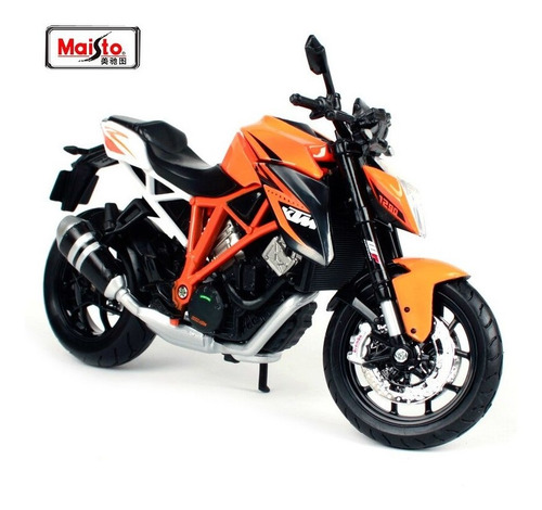 Imagem 1 de 8 de Mini Moto Miniatura Ktm 1290 Super Duke R Metal 1:12 Maisto