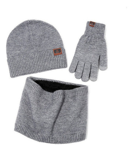 Gorro Bufanda Cuello Guantes Pantalla Táctil Inviern Neutral