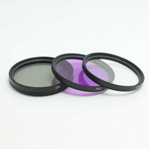 Kit Filtros 52mm Nd2 Nd4 Nd8 Uv Fld Cpl + Parasol + Tapa