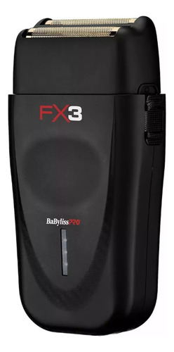Afeitadora Fx3 Babyliss Pro Recargable Color Negro
