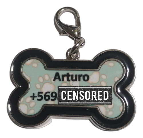 Placa Personalizada Para Perros Diseños A Elección