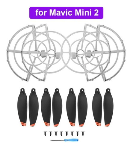 Imagen 2 de 5 de Set Protector Hélices 360 Dji Mini 2 Dron Helices Accesorios