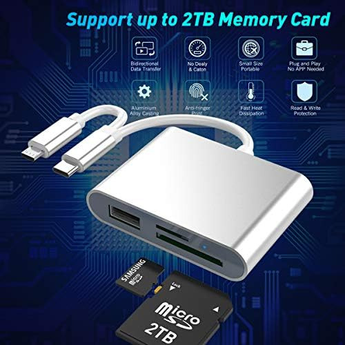 Adaptador De Lector De Tarjetas De Memoria Eletrand Tipo C +