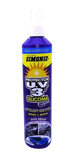 Silicona Protector Uv 3 Simoniz 300 Ml Varios Aromas