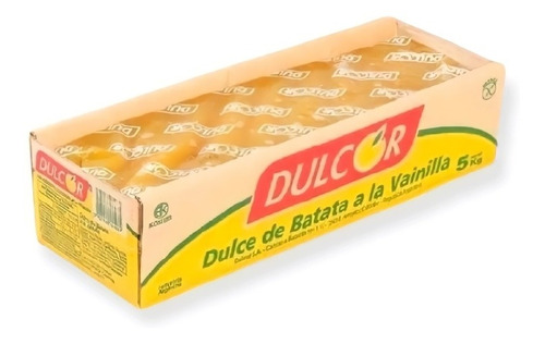 Dulce De Batata Dulcor En Cajon X 5 Kg