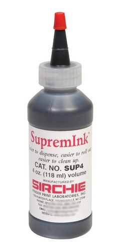 Tinta De Huellas Dactilares Sirchie Supremink Sup 4 Oz