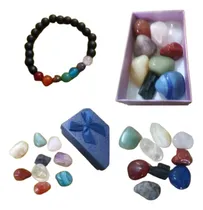 Comprar 2 Pulsetas Siete Chakras + Set De 9 Piedras Para Chakras