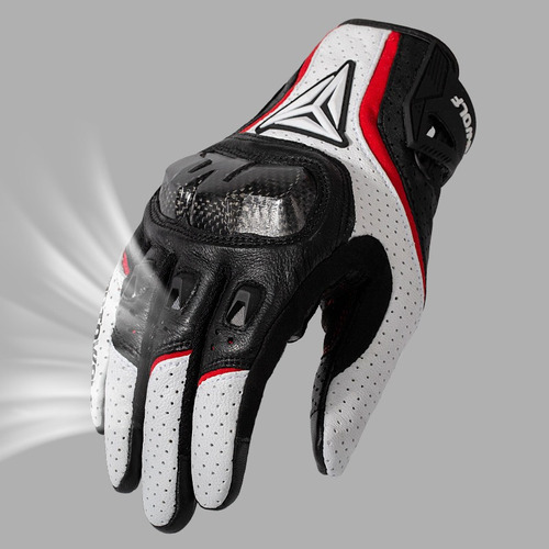 Guantes Moto Motowolf 0305 Piel Transpirable Táctil Premium Talla Xl