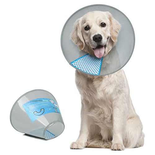 Supet Dog Cone Ajustable Pet Cone Pet Recuperación Fkft1