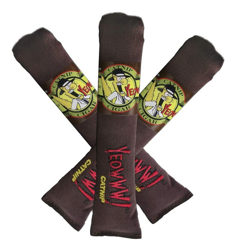 Yeowww! Cigarros De Catnip 3 Pack | Mezcla Pura De Hojas Y F