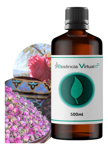 Essência Rosa Do Marrocos - Essência Virtual 500 Ml