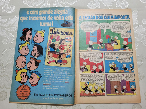 Gibi O Pato Donald N° 1184 - 19/07/74 - Editora Abril (Usado)