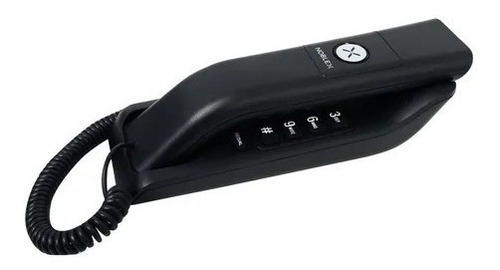 Imagen 2 de 3 de Teléfono Fijo Noblex Nct200 Negro Mesa O Pared