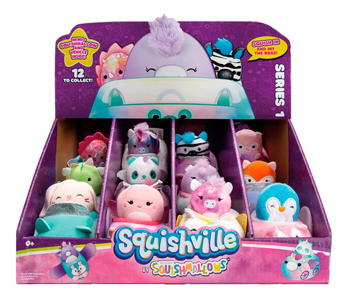 Peluches Smashmallows Squishville En Vehiculo X1 Wabro 6128