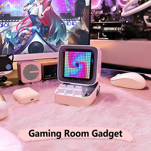 Altavoz Portátil Divoom, Con Bluetooth Y Display Led