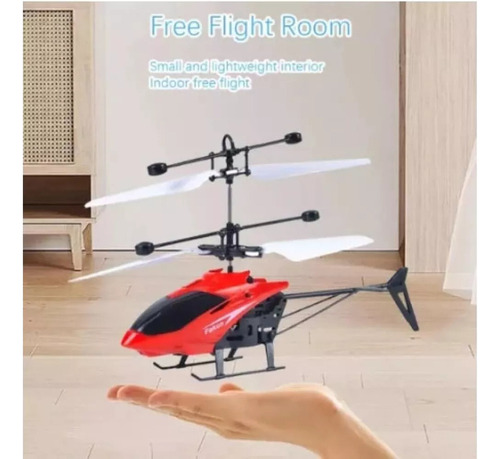 Qu Helicóptero Control Remoto Recargable Niño Juguete Con
