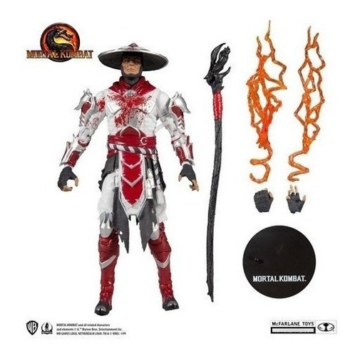 Libro - Figura Mortal Kombat - Raiden (18 Cm) - Mortal Komba