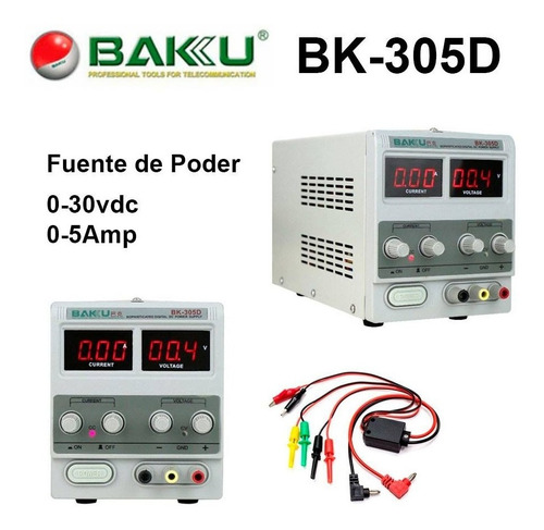 Fuente Poder Regulable Baku Bk-305d