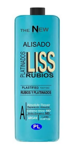 comprar Alisado Definitvo Brasilero Cabello Rubio Decolorado 1 Litro