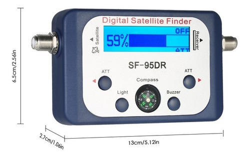 Imagen 3 de 9 de Minimedidor De Señal Satelital Digital