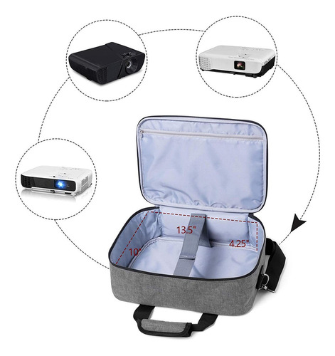 Bolsa Protectora Para Proyector, Funda De Transporte De