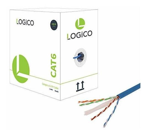 Logico Cat6 1000 Ft 23awg 550mhz Utp Bulk