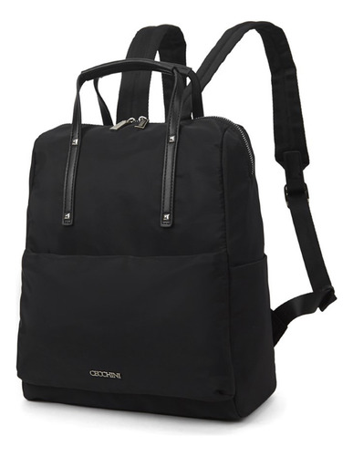 Mochila Urbana Cecchini 22468 Color Negro 22468 Diseño Liso