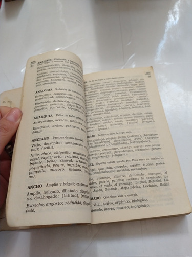Diccionario De Sinónimos Antónimos E Ideas Afines Ed Sopena (Usado)
