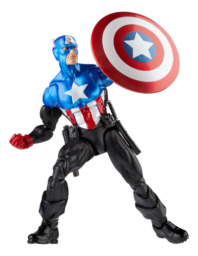 Figura del Capitán América 15 con Hasbro de la serie Marvel Legends