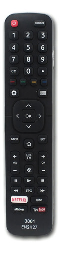 Control Remoto En2h27 Para Smart Tv Philco Pld4326fi