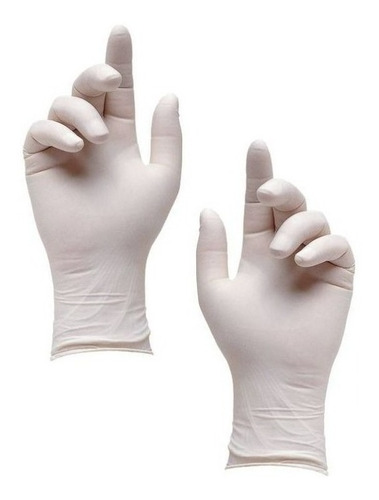 Coronet Guantes Para Examinación De Látex Caja Dispenser 10u Color Blanco Con polvo Sí Talle S Unidades por envase 10