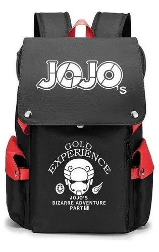 Mochila Oxford Tela Casual Jojo s Bizarra Aventurau Parcelamento