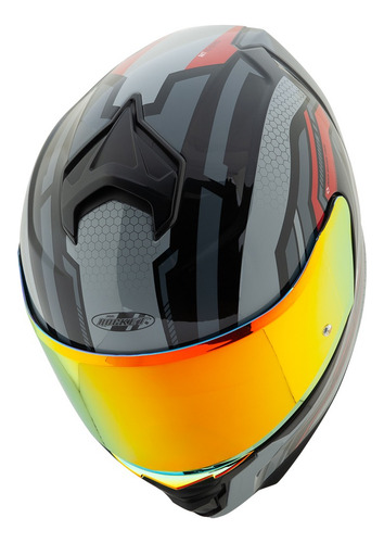 Casco Integral Rkt 110 Highside + Mica Iridium Extra Azul Marino Lisa M