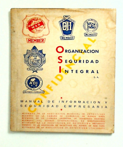 Osi (organizacion Seguridad Integral) - Aa.vv