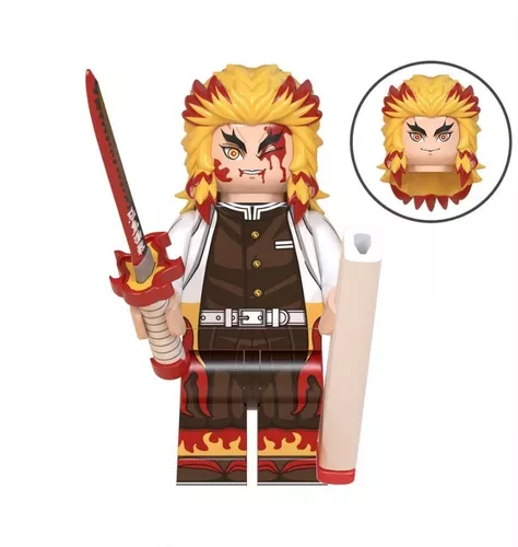 Boneco Demon Slayer Kyojuro Rengoku Kimetsu No Yaiba